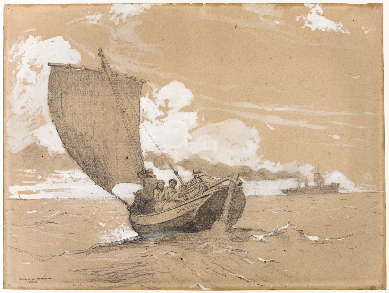 Wędkowanie przy Scarborough autorstwa Winslow Homer