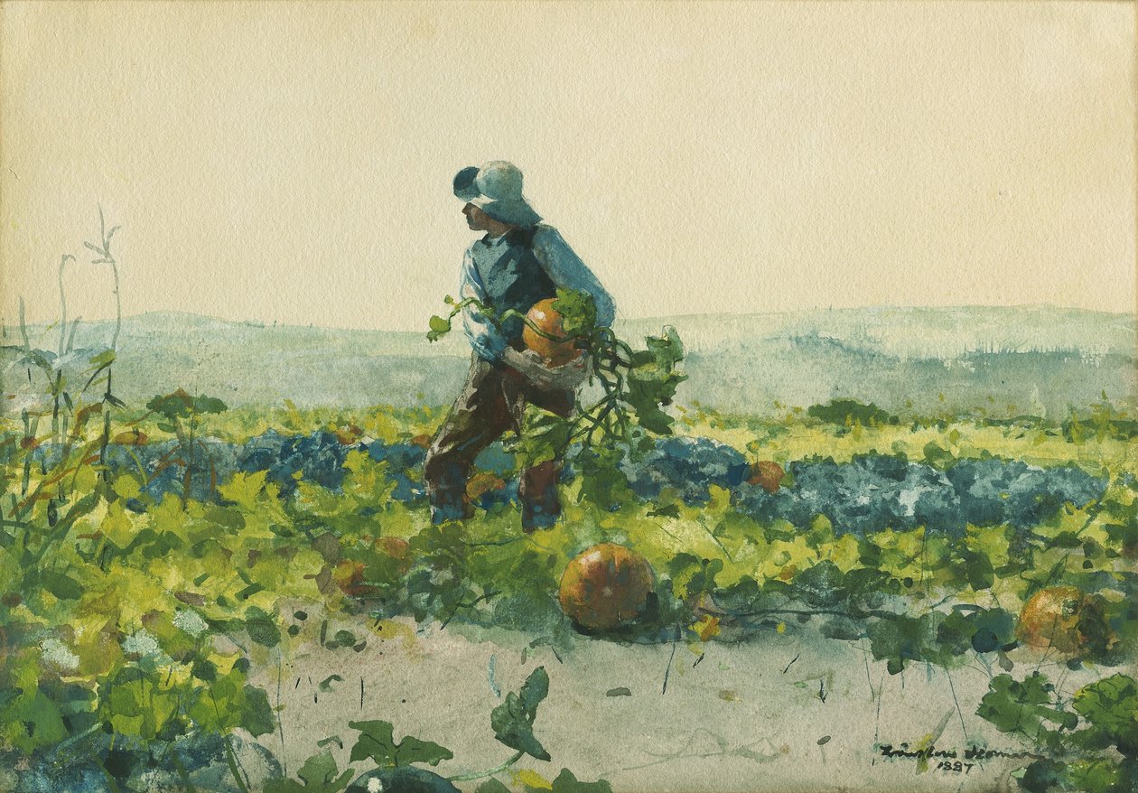 Aby być chłopcem na farmie autorstwa Winslow Homer