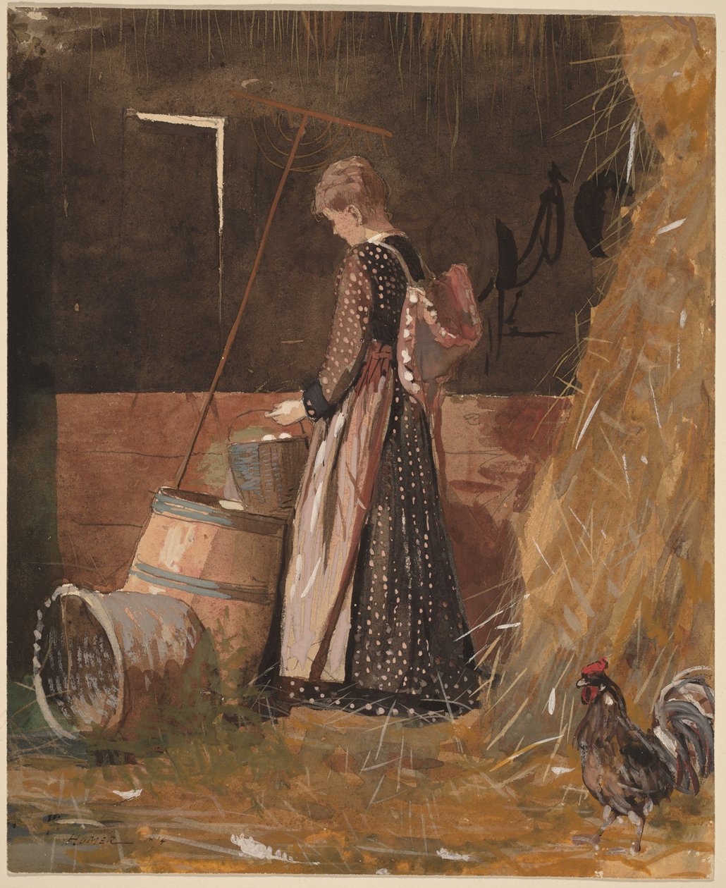 Świeże jajka autorstwa Winslow Homer