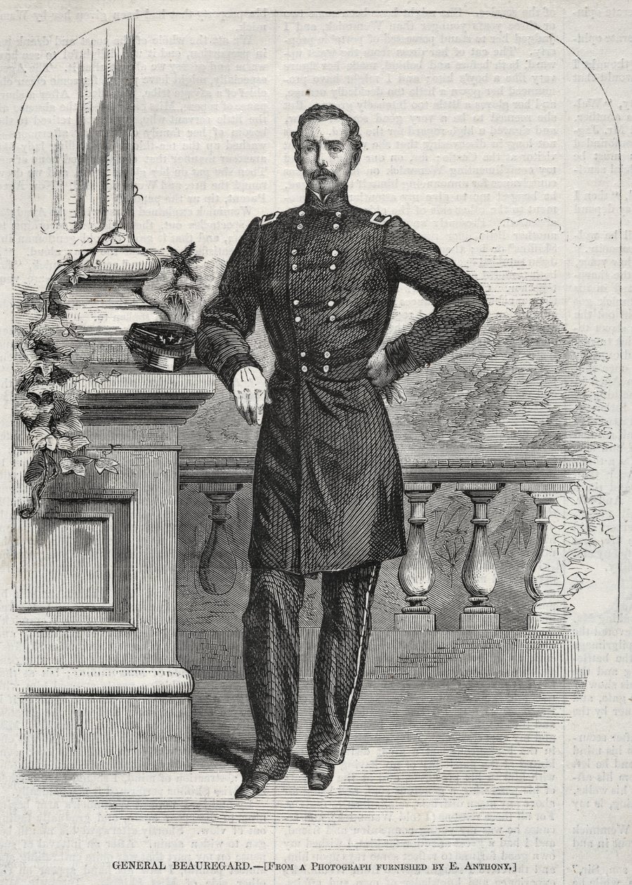 Generał Beauregard, 1861. autorstwa Winslow Homer