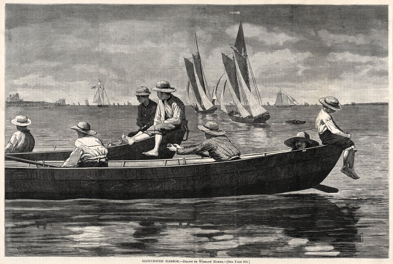 Port w Gloucesterze autorstwa Winslow Homer