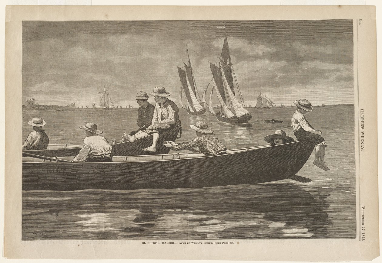 Port w Gloucesterze autorstwa Winslow Homer