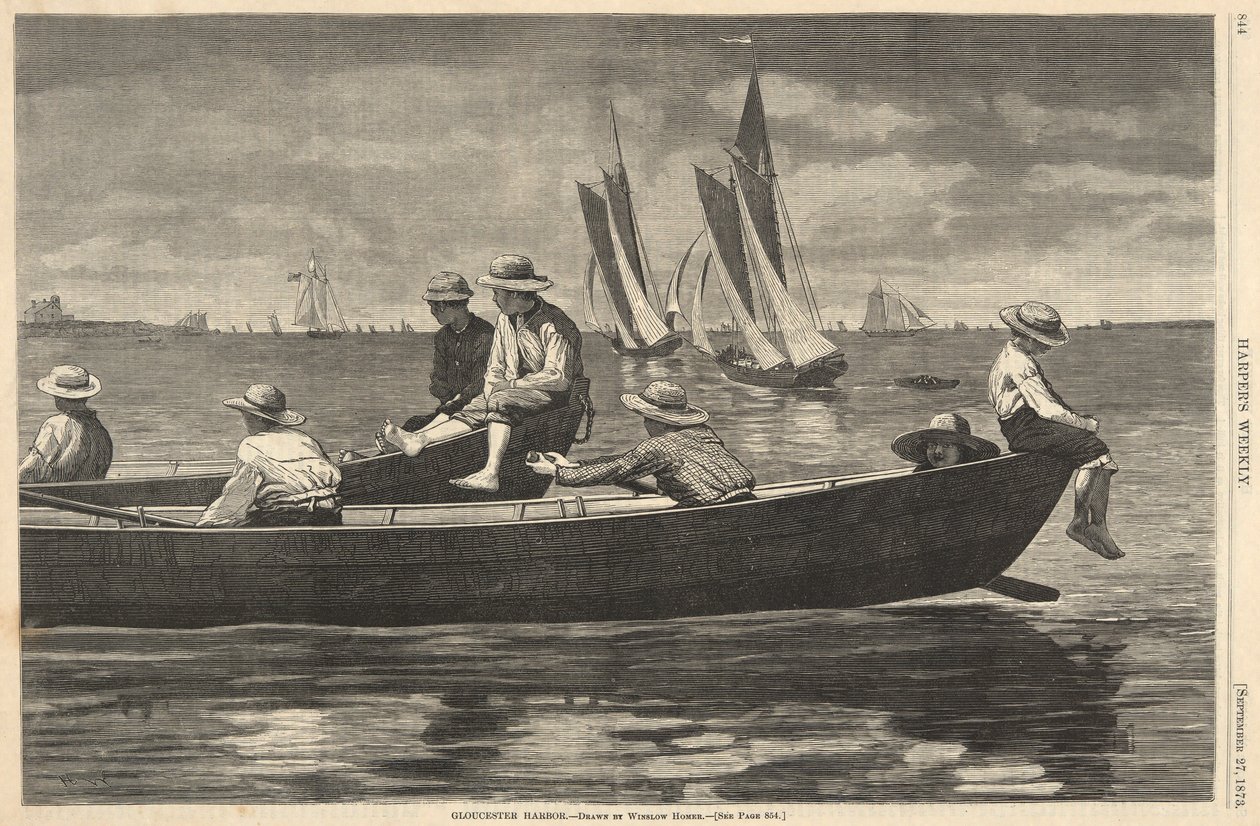 Port Gloucester, z Harper autorstwa Winslow Homer