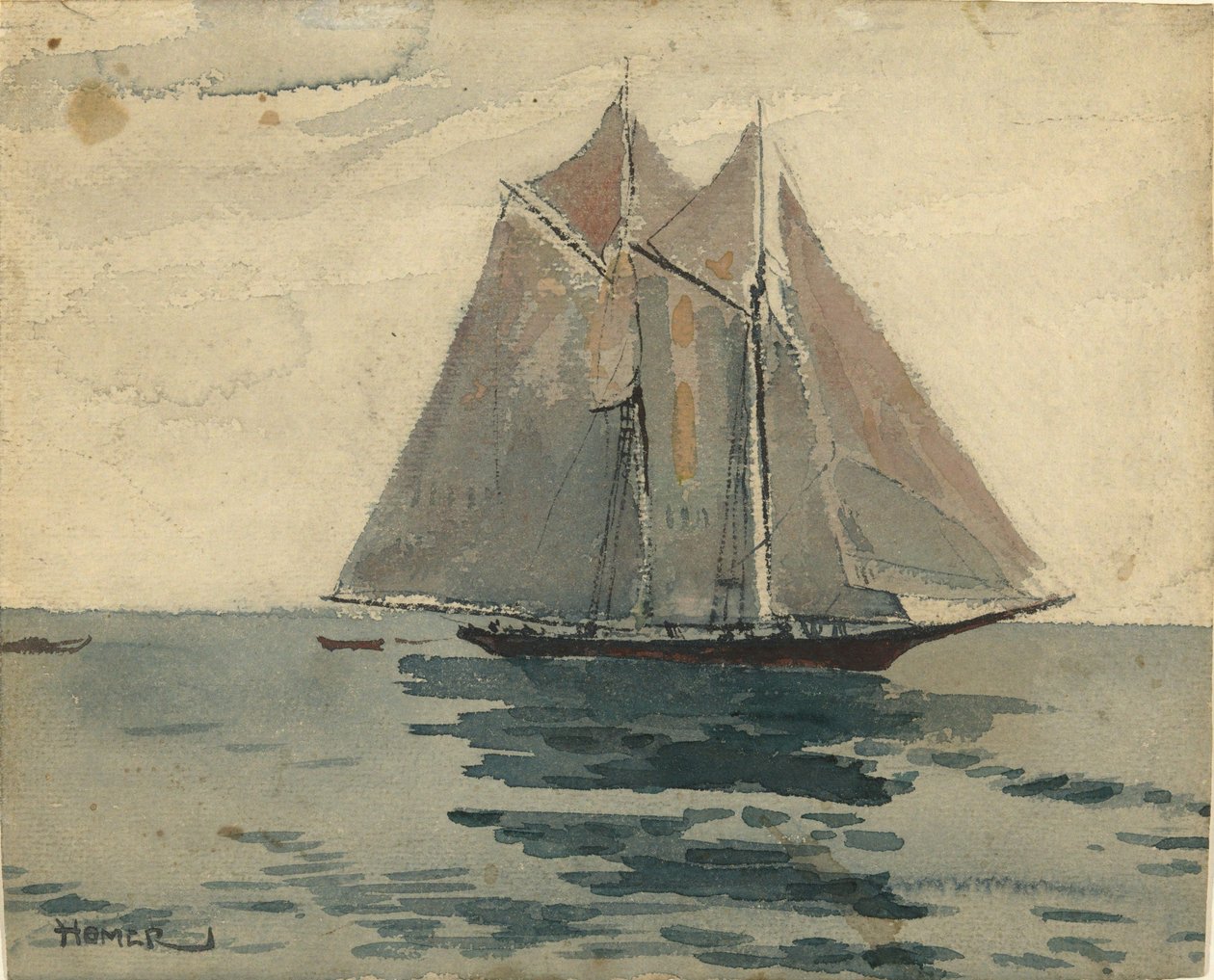 Szkuner z Gloucester autorstwa Winslow Homer