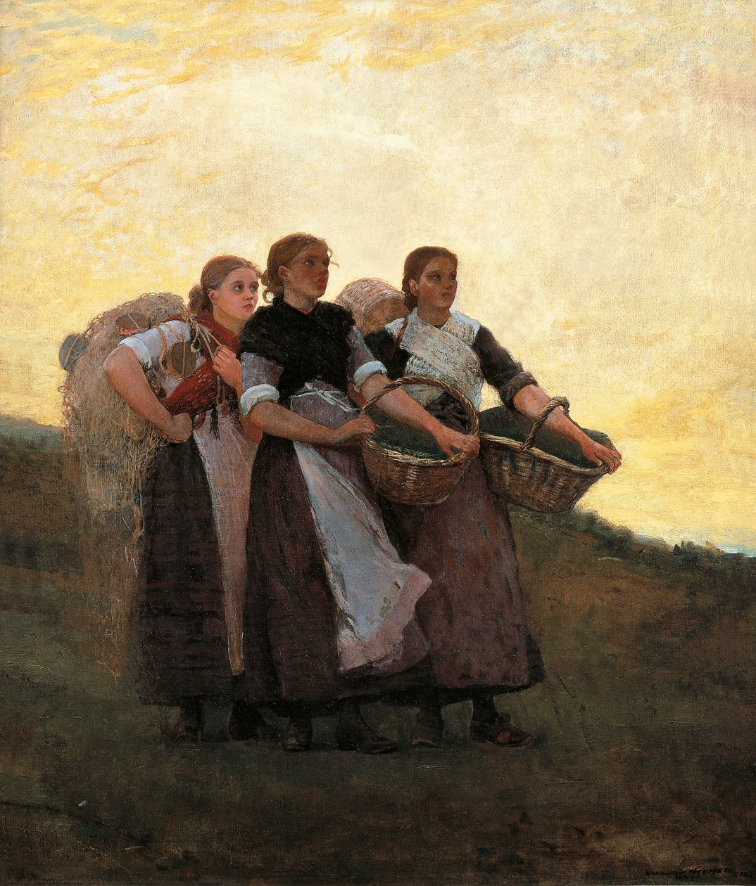 Słuchać uważnie! Skowronek autorstwa Winslow Homer