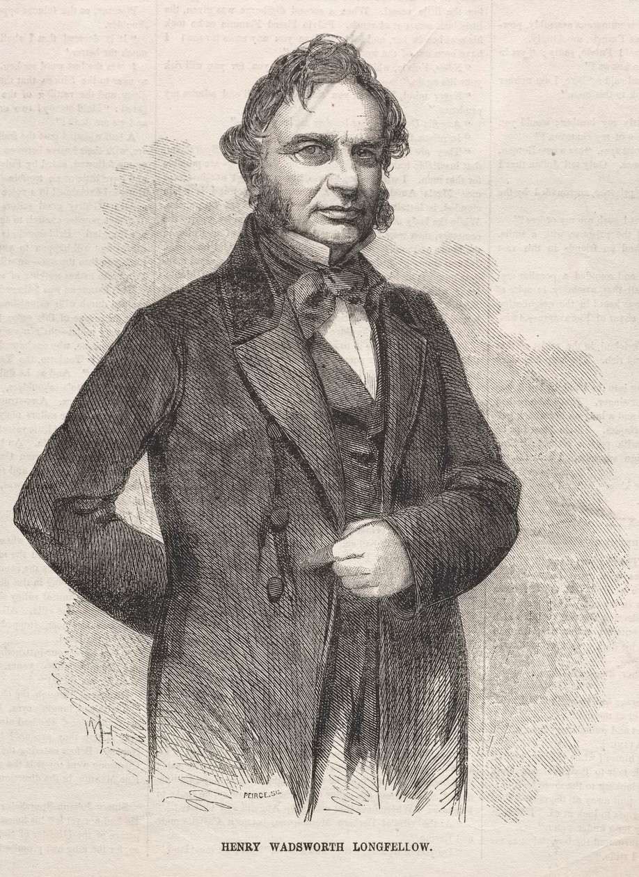 Henry Wadsworth Longfellow, 1858. autorstwa Winslow Homer