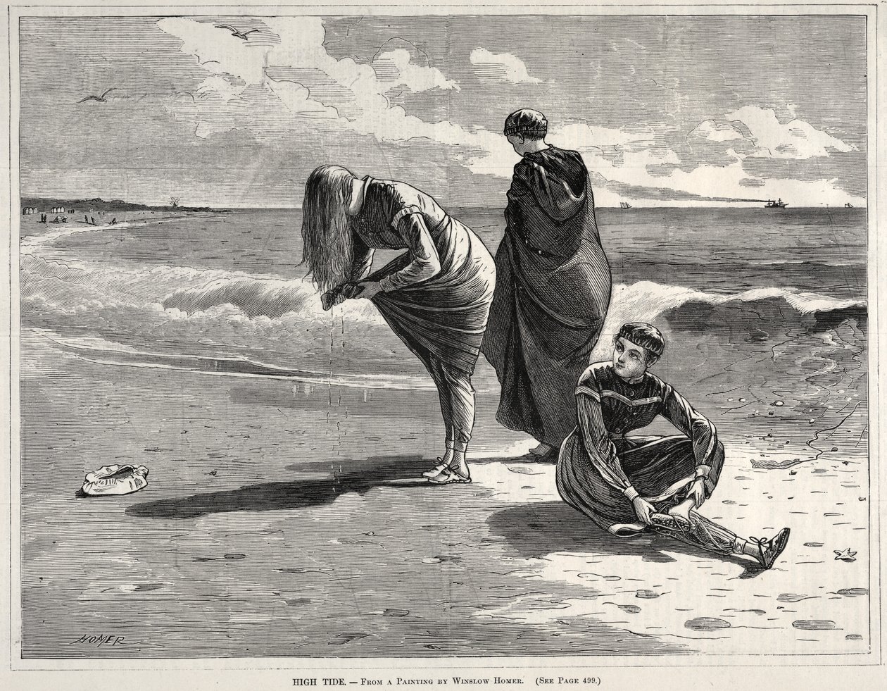 Przypływ, 1870. autorstwa Winslow Homer
