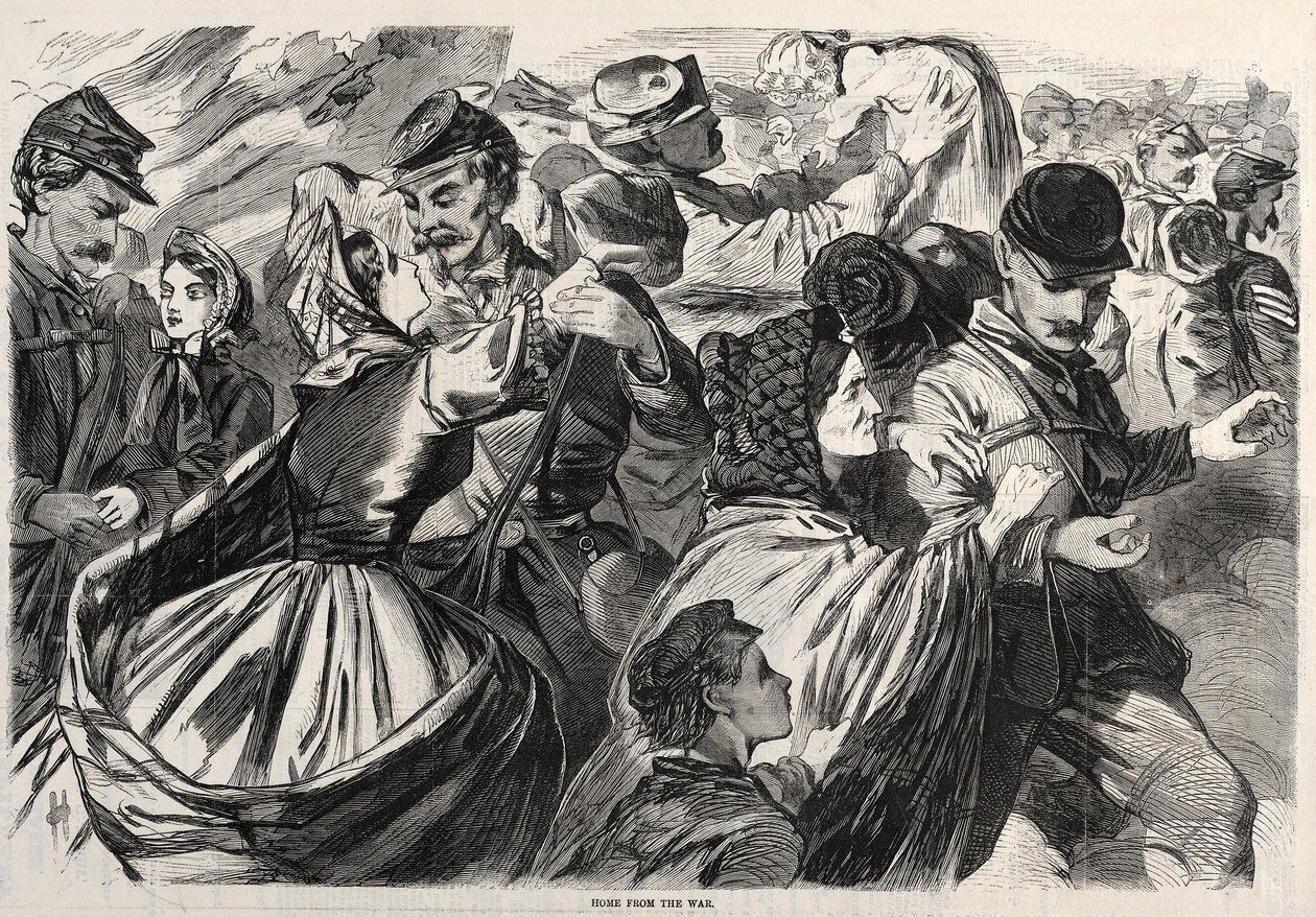 Dom z wojny, 1863. autorstwa Winslow Homer