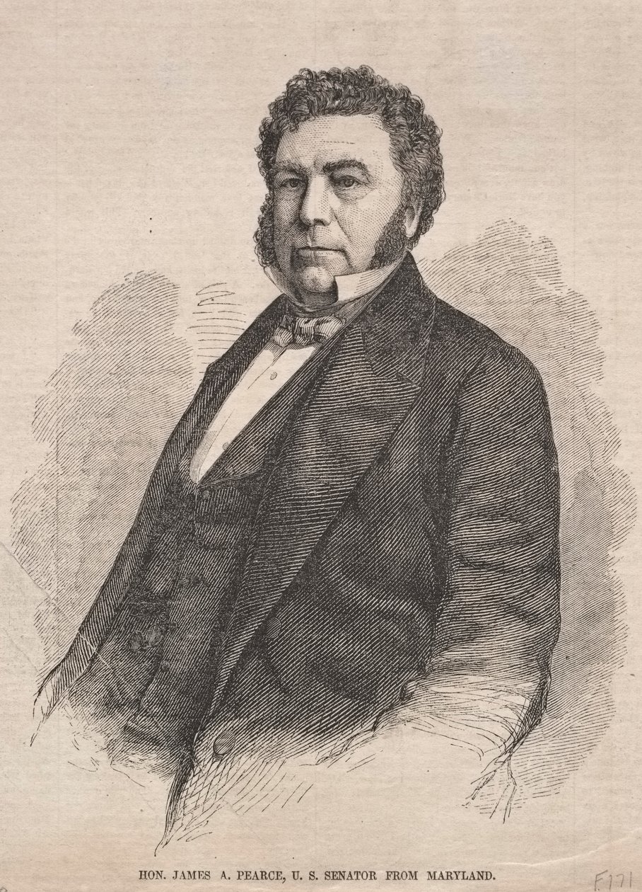 Kochanie. James A. Pearce, amerykański senator z Maryland, 1859. autorstwa Winslow Homer