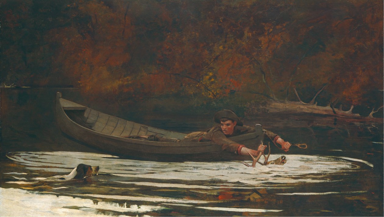 Ogar i myśliwy, 1892. autorstwa Winslow Homer