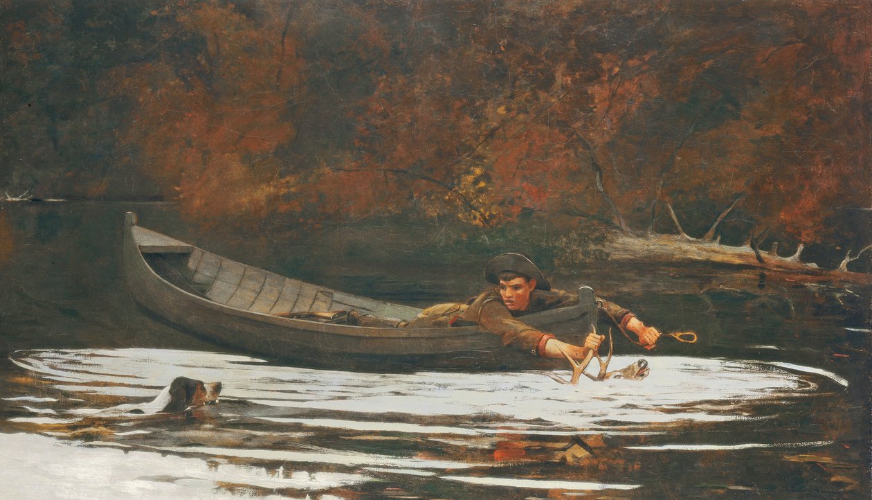 Ogar i myśliwy, 1892 autorstwa Winslow Homer