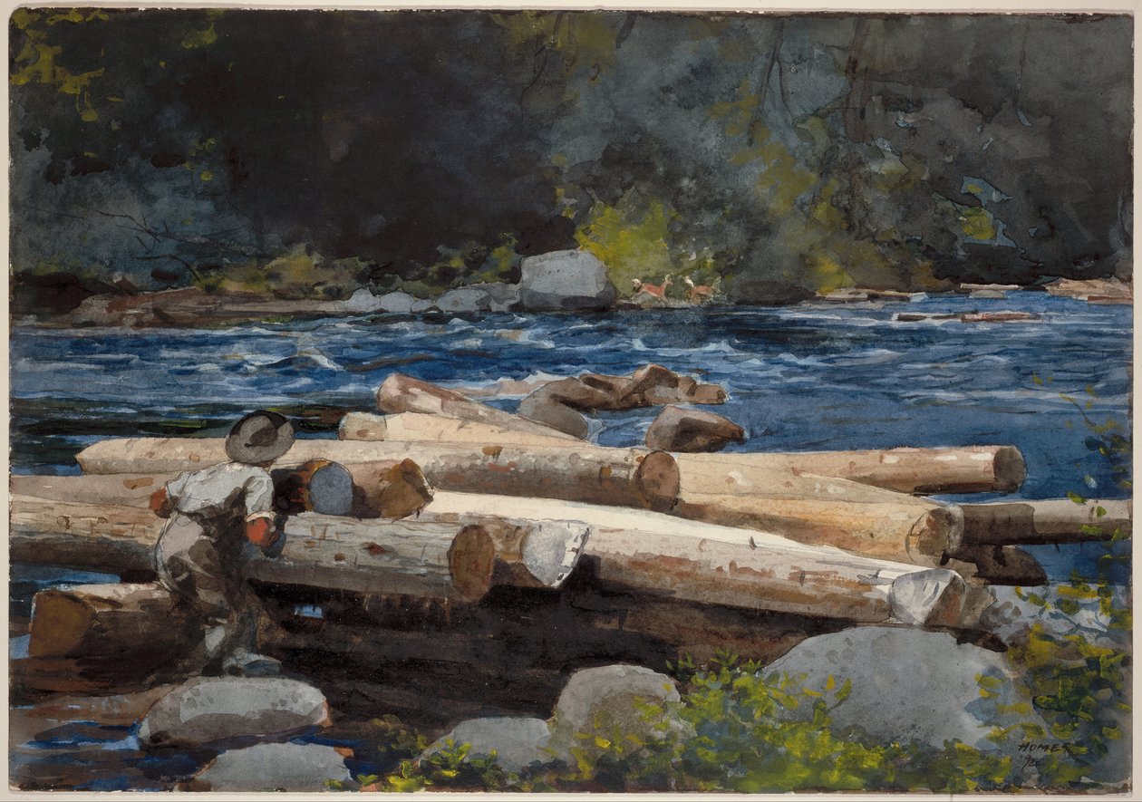 Rzeka Hudson autorstwa Winslow Homer