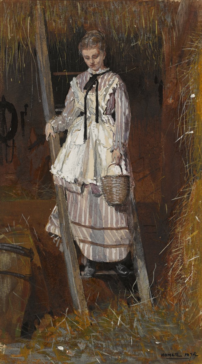 Polowanie na jajka, 1874 autorstwa Winslow Homer