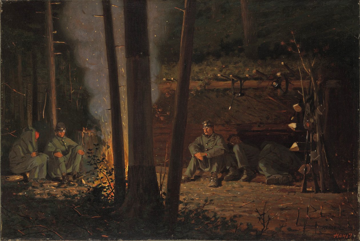 Przed Yorktown (olej na płótnie) autorstwa Winslow Homer