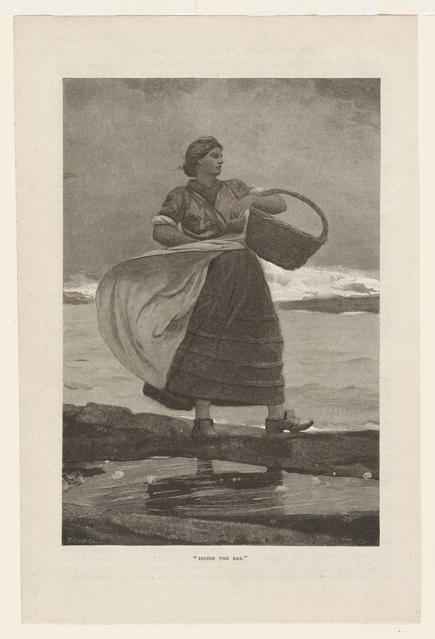 Wewnątrz baru autorstwa Winslow Homer