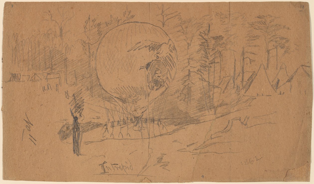 Nieustraszony [po prawej], 1862. autorstwa Winslow Homer