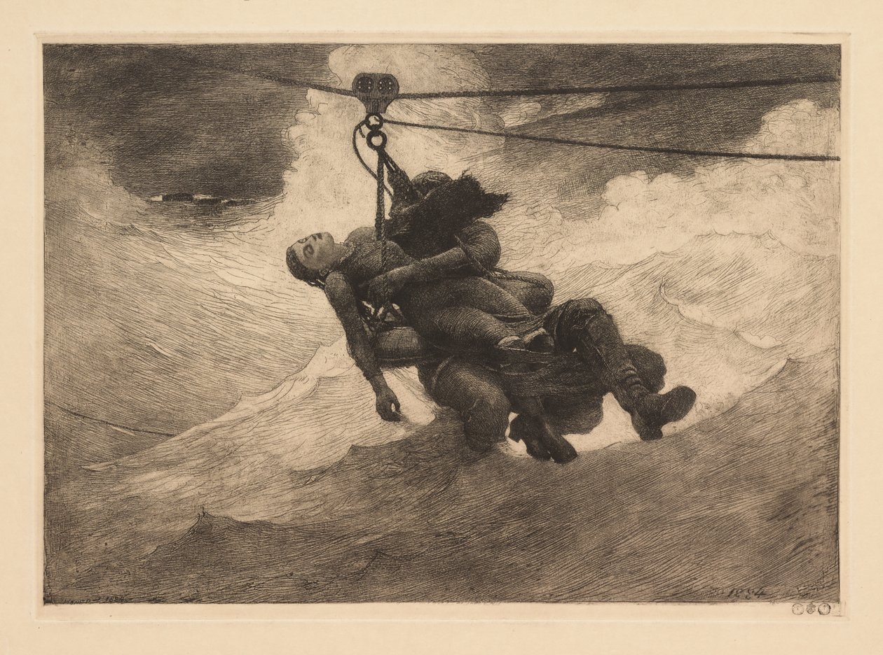 Lina ratunkowa autorstwa Winslow Homer