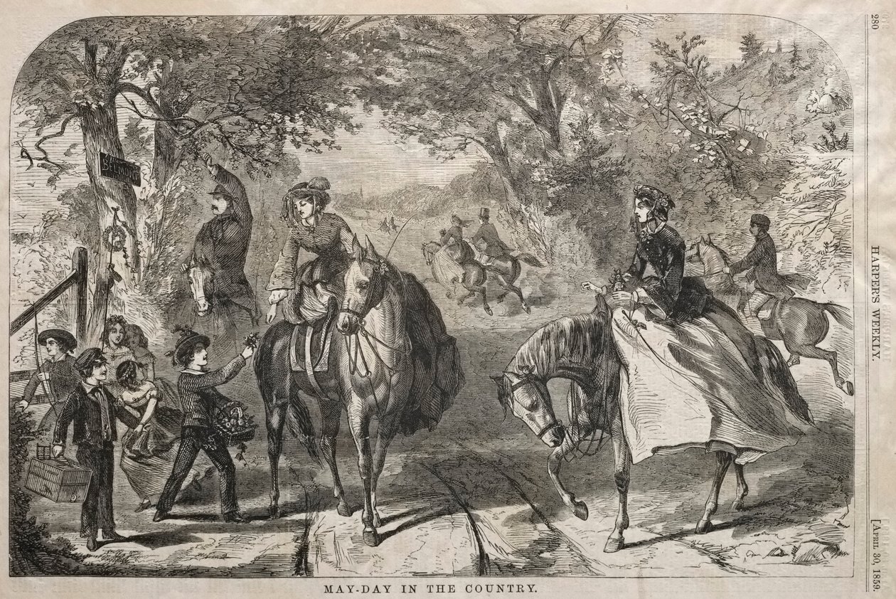 Dzień Maja na wsi, 1859. autorstwa Winslow Homer