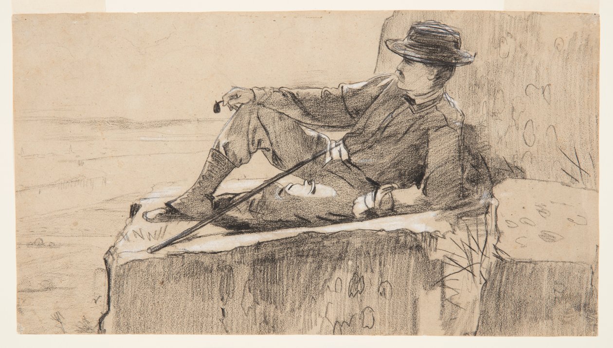 Odpoczynek wspinacza górskiego autorstwa Winslow Homer