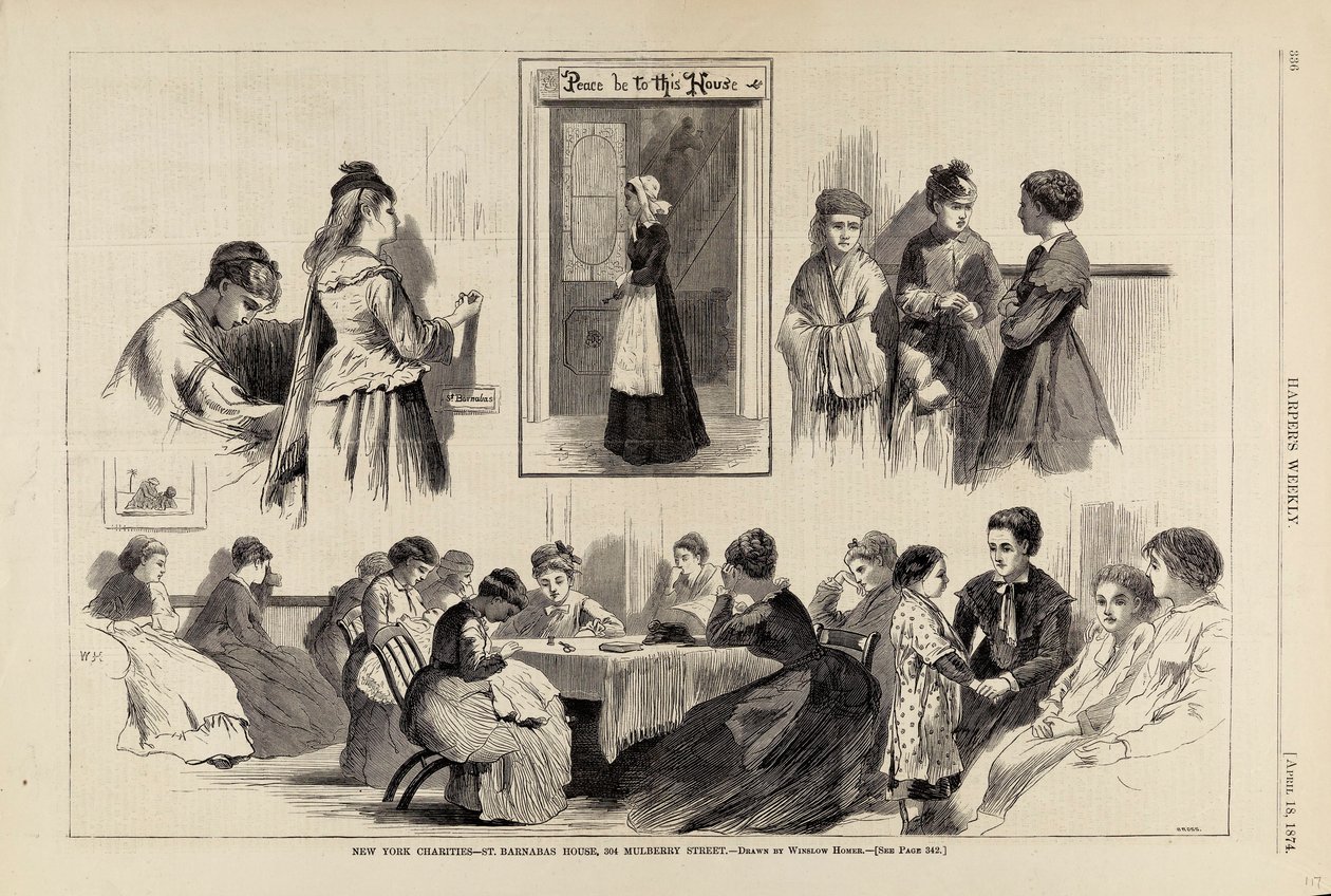 Nowojorskie organizacje charytatywne - St. Barnabas House, z Harper
