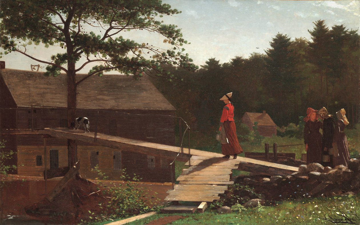 Stary Młyn (Dzwon Poranny), 1871 autorstwa Winslow Homer