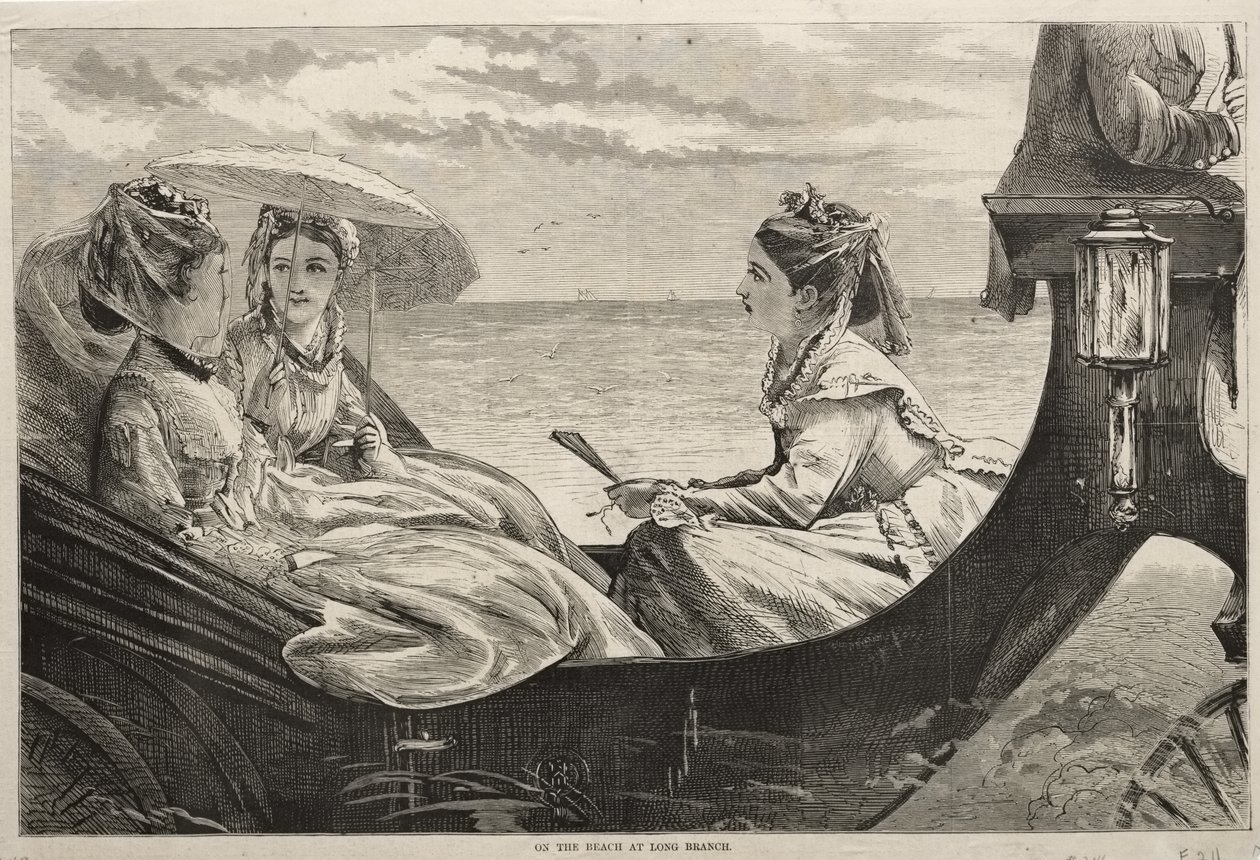 Na plaży w Long Branch autorstwa Winslow Homer
