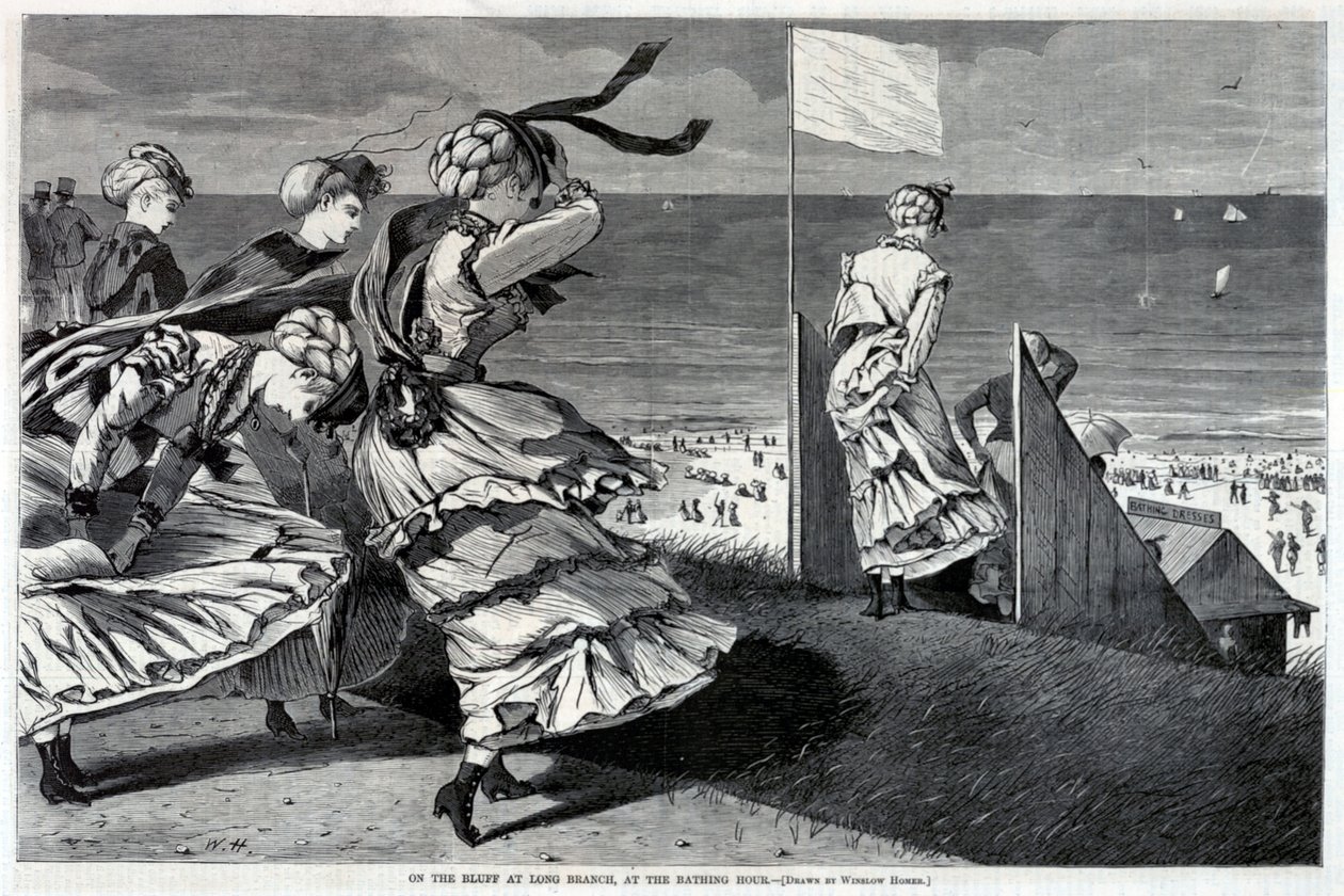 On the Bluff at Long Branch, at the Bathing Hour, z Harper