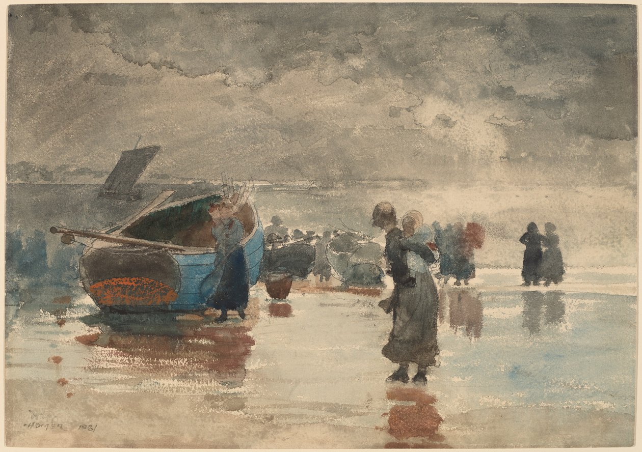 Na piaskach autorstwa Winslow Homer