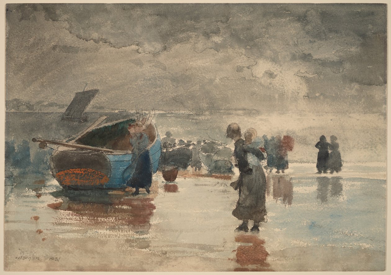 Na piasku autorstwa Winslow Homer