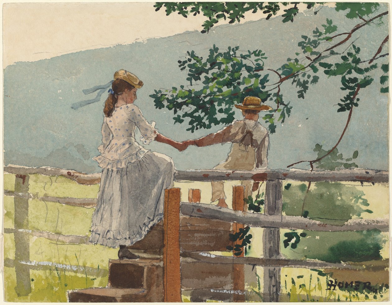 Na Stile autorstwa Winslow Homer