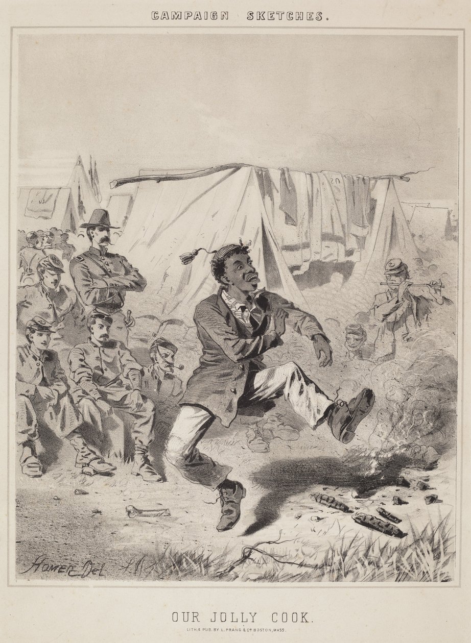 Nasz wesoły kucharz (szkice kampanii) autorstwa Winslow Homer
