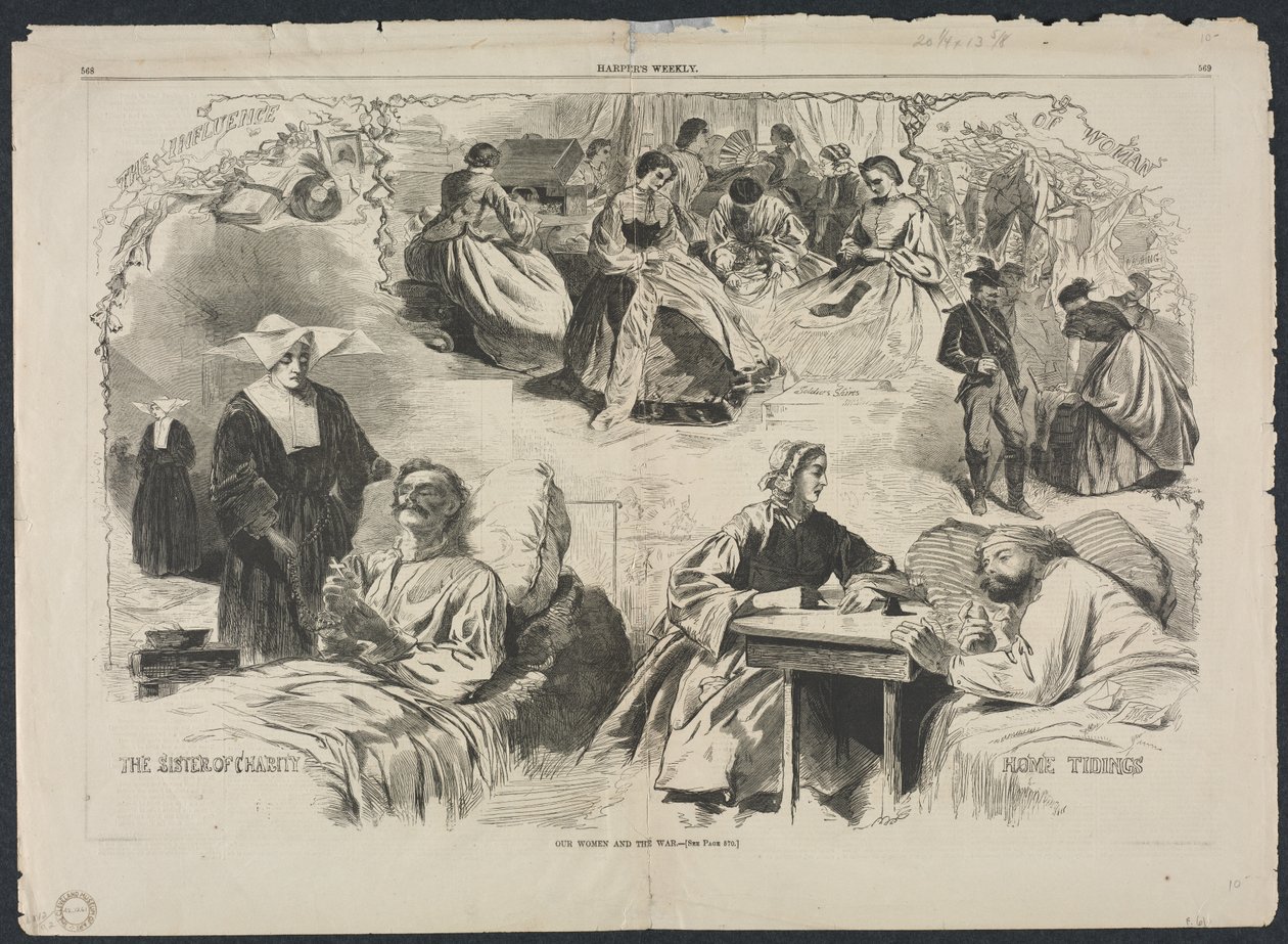 Nasze kobiety i wojna, 1862. autorstwa Winslow Homer