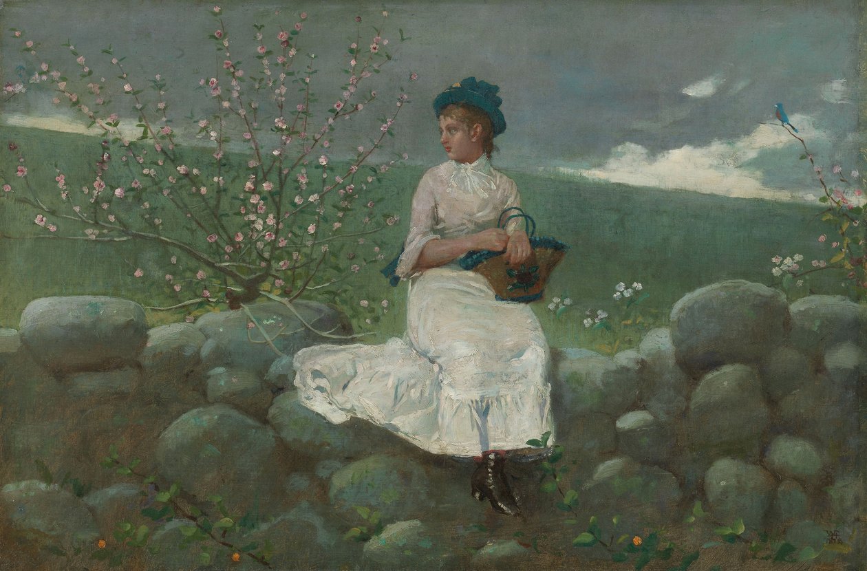 Kwiaty brzoskwini autorstwa Winslow Homer