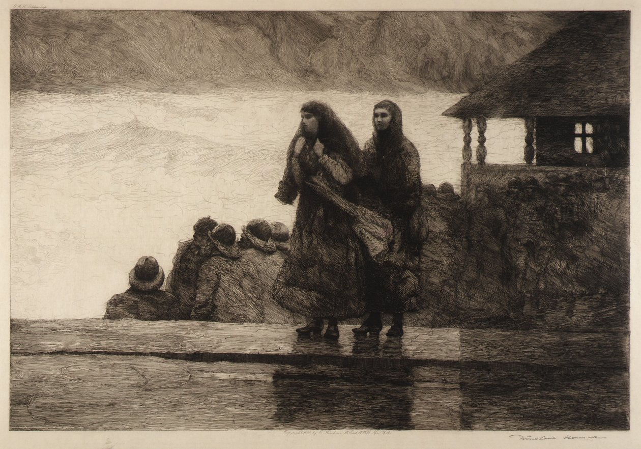 Niebezpieczeństwa morza autorstwa Winslow Homer