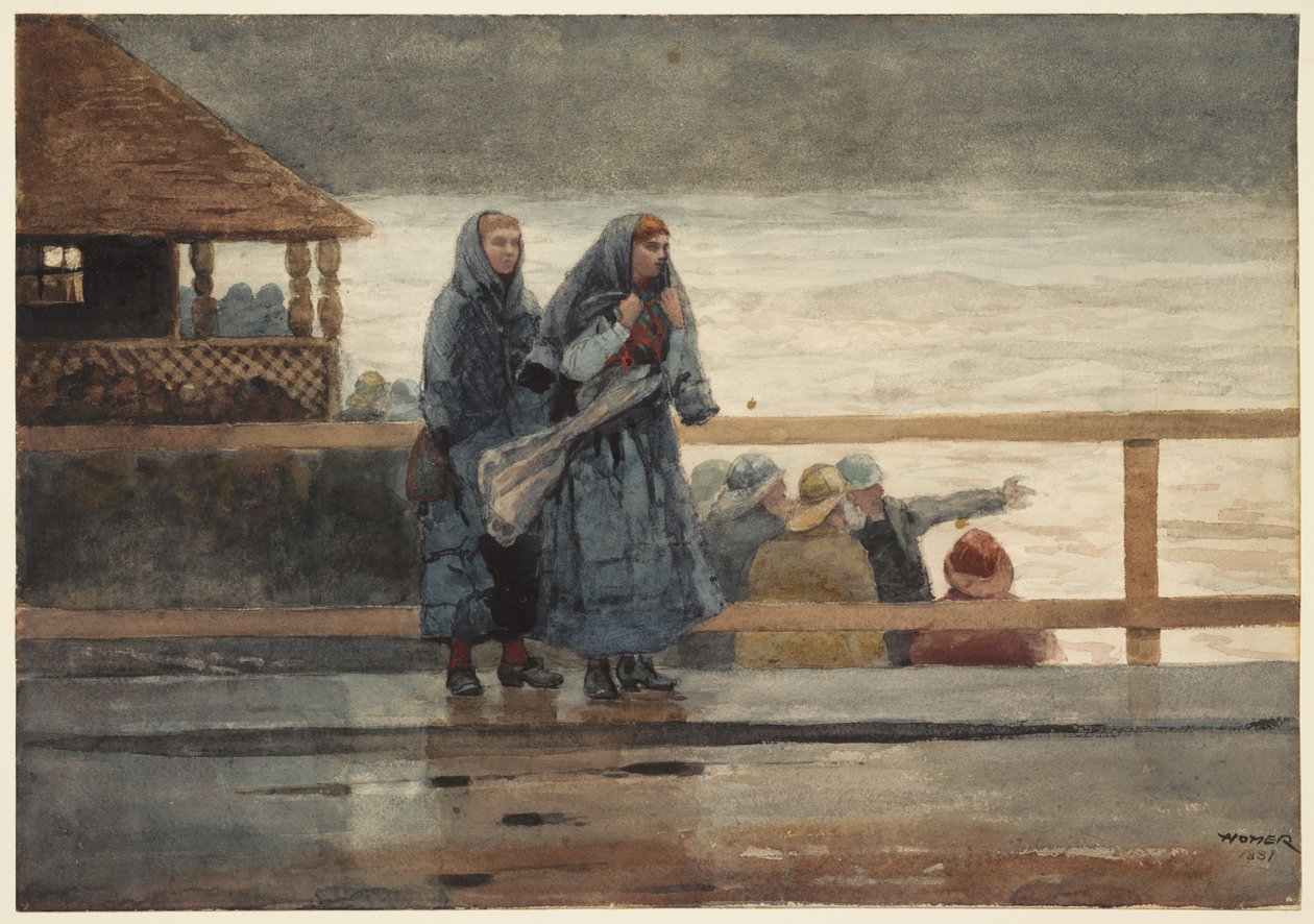 Niebezpieczeństwa morza autorstwa Winslow Homer