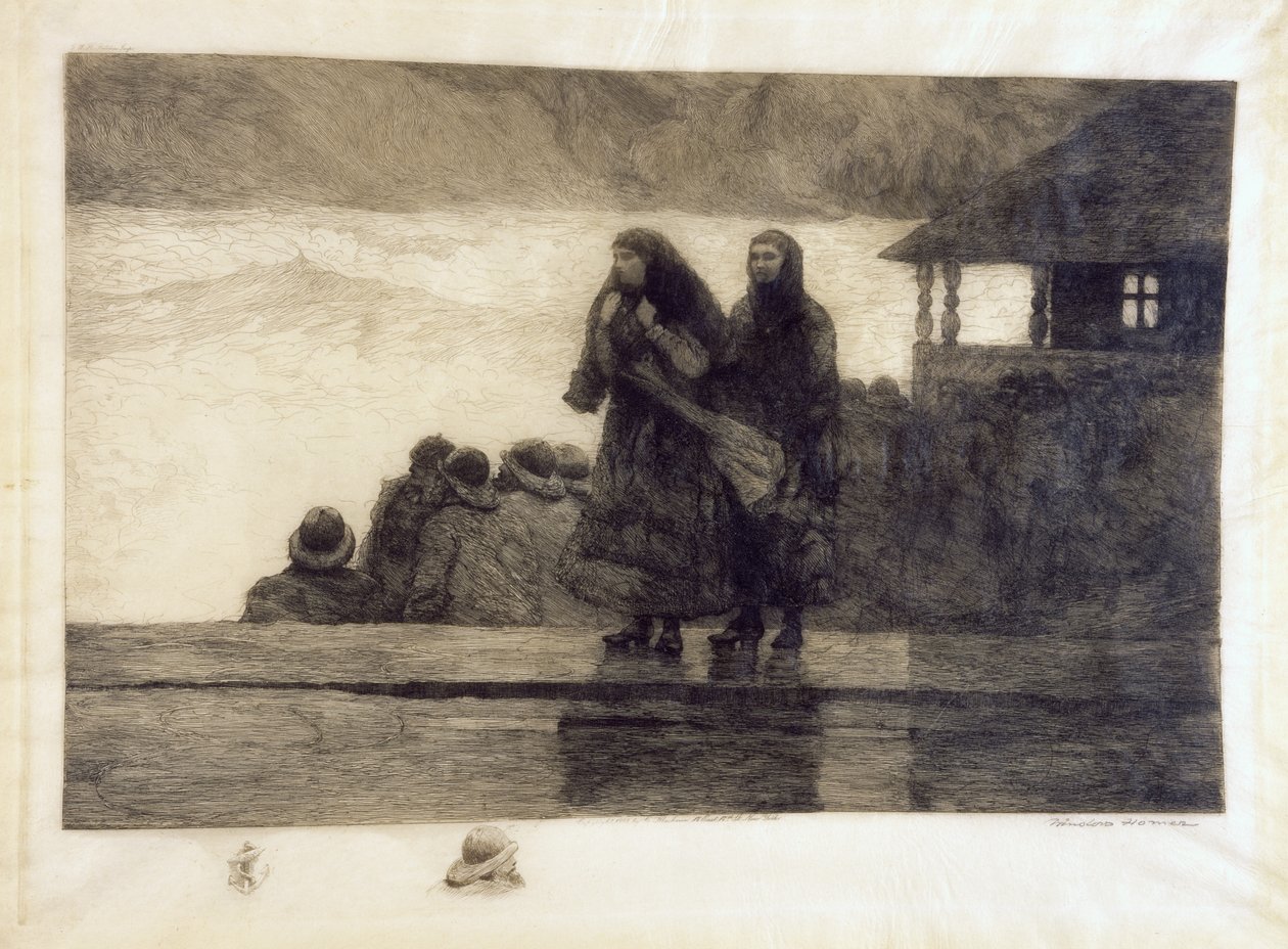 Niebezpieczeństwa morza autorstwa Winslow Homer