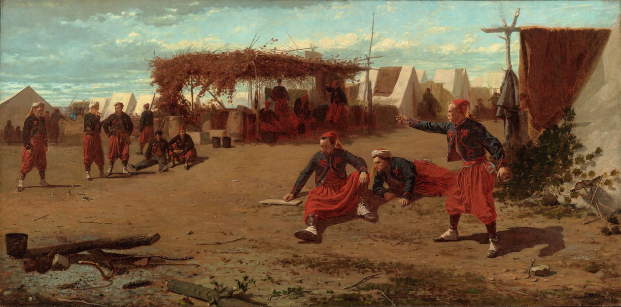 Rzucanie krążkami autorstwa Winslow Homer