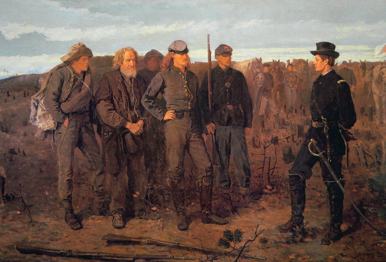 Więźniowie z frontu autorstwa Winslow Homer