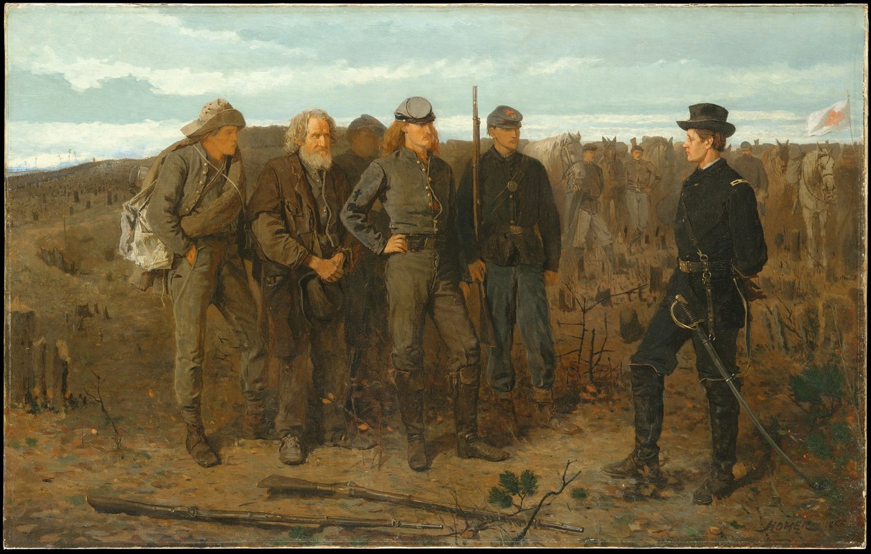 Więźniowie z frontu autorstwa Winslow Homer