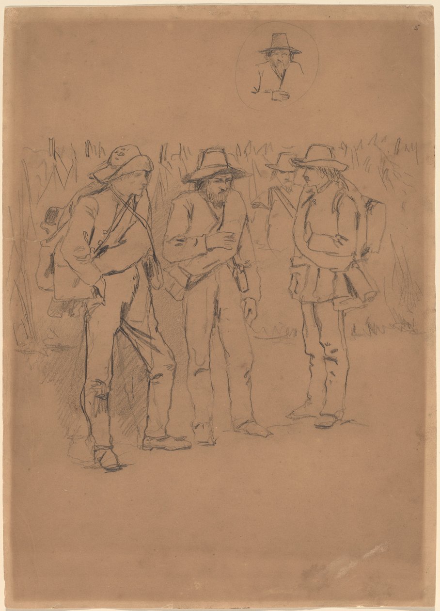 Jeńcy wojenni, 1864 r. autorstwa Winslow Homer