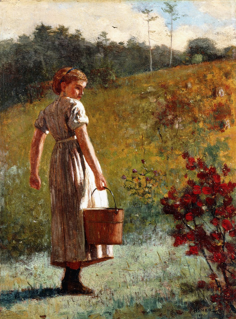 Powrót z wiosny, 1874 autorstwa Winslow Homer