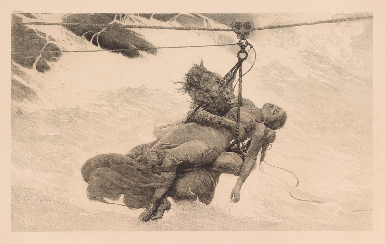 Ocalony autorstwa Winslow Homer