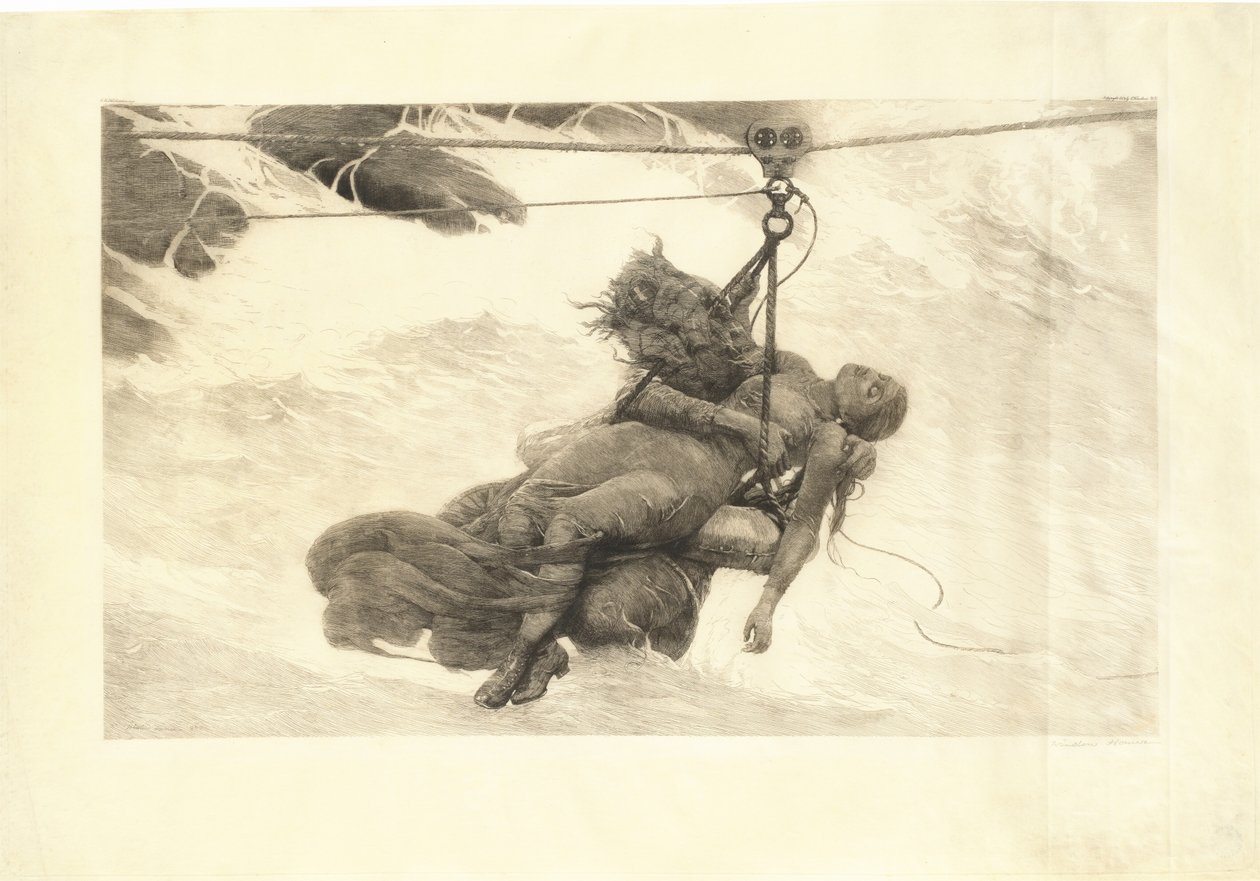 Ocalony, 1889. autorstwa Winslow Homer