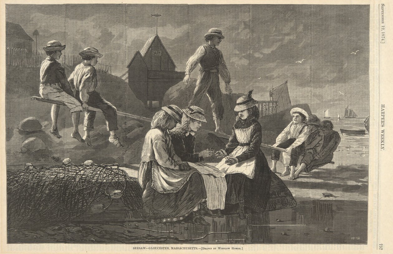Huśtać się autorstwa Winslow Homer