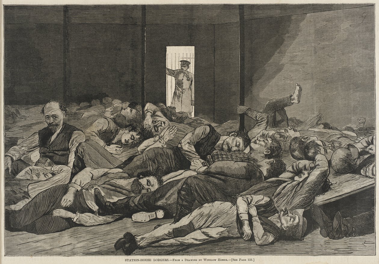 Lokatorzy domu przy stacji autorstwa Winslow Homer