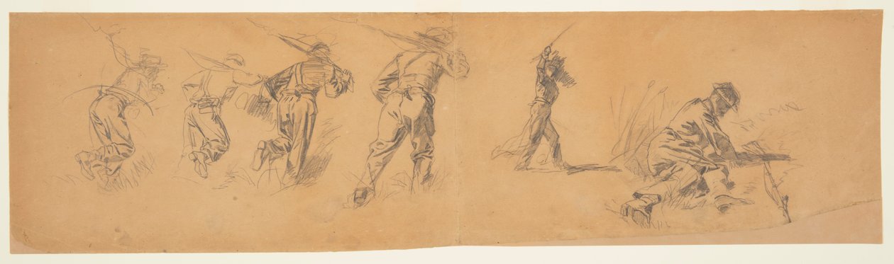 Studia Żołnierzy autorstwa Winslow Homer