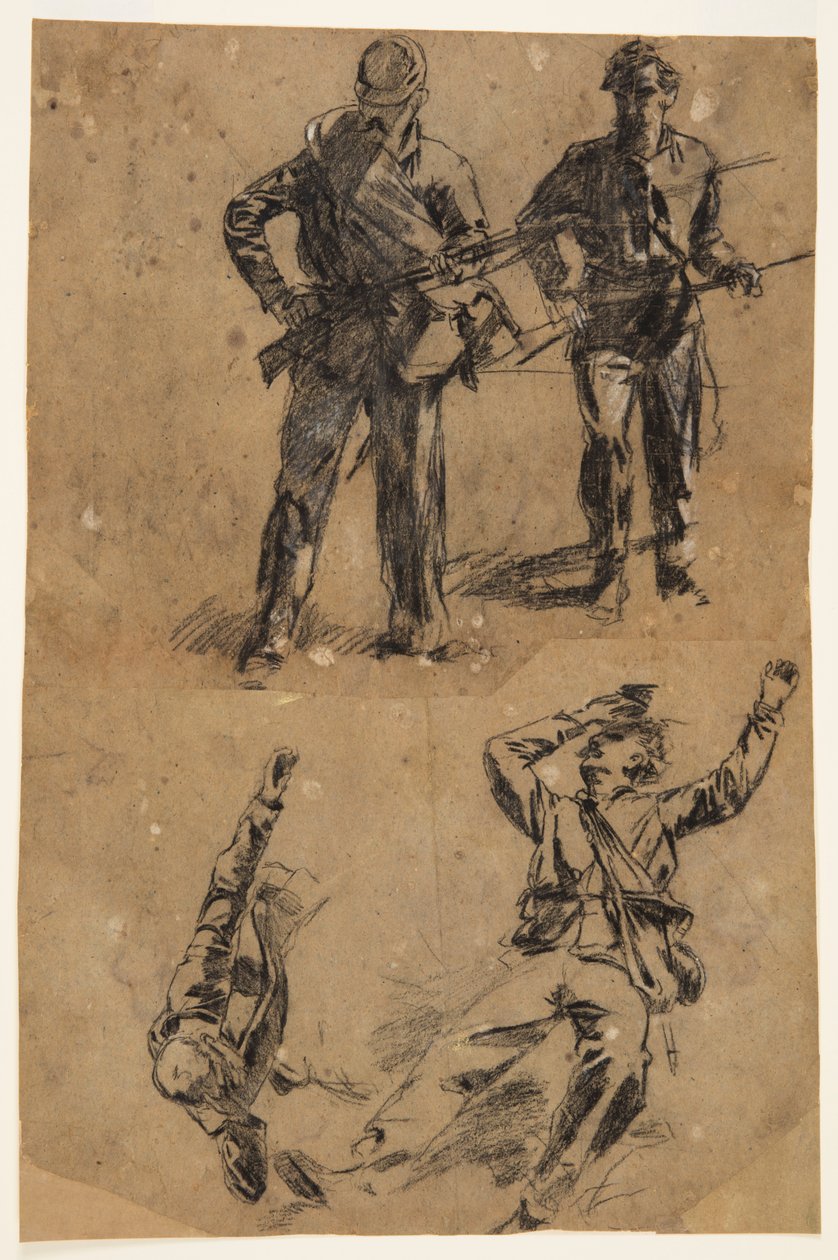 Studia Żołnierzy autorstwa Winslow Homer