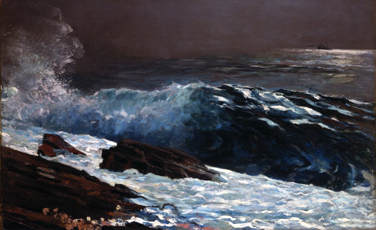 Światło słoneczne na wybrzeżu autorstwa Winslow Homer
