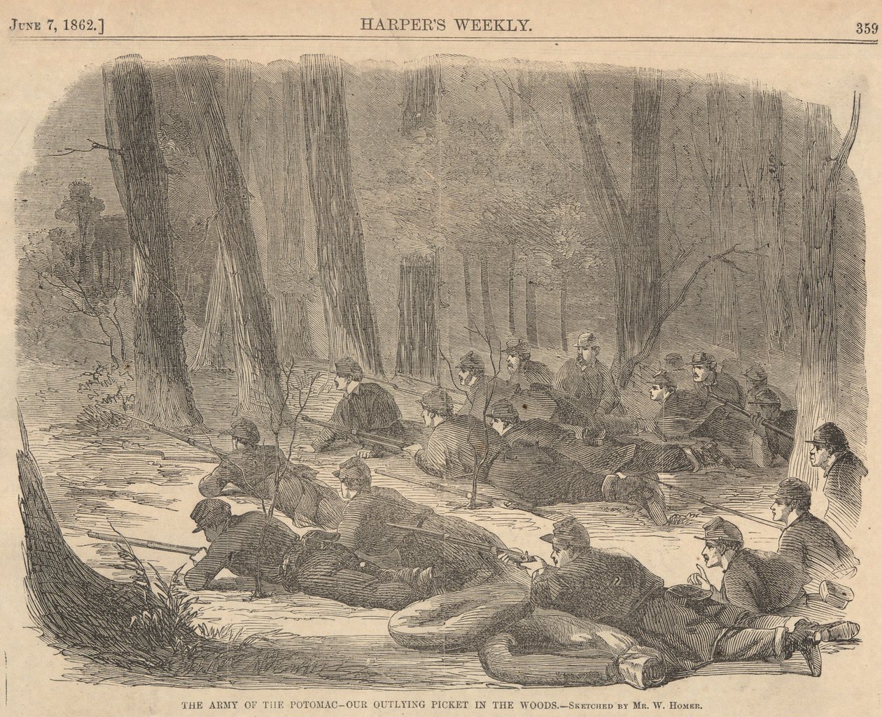 Armia Potomaków autorstwa Winslow Homer