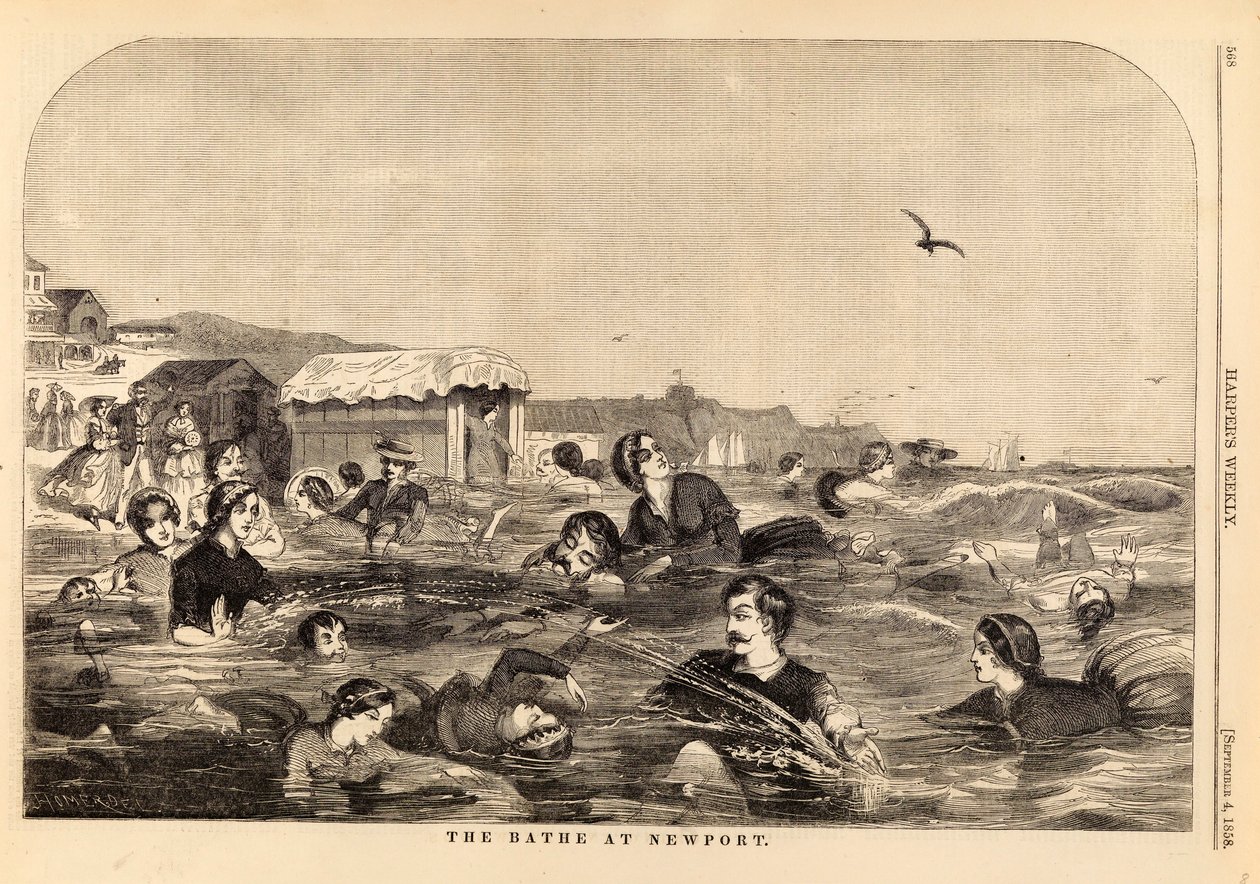 The Bathe [sic] at Newport, z Harper